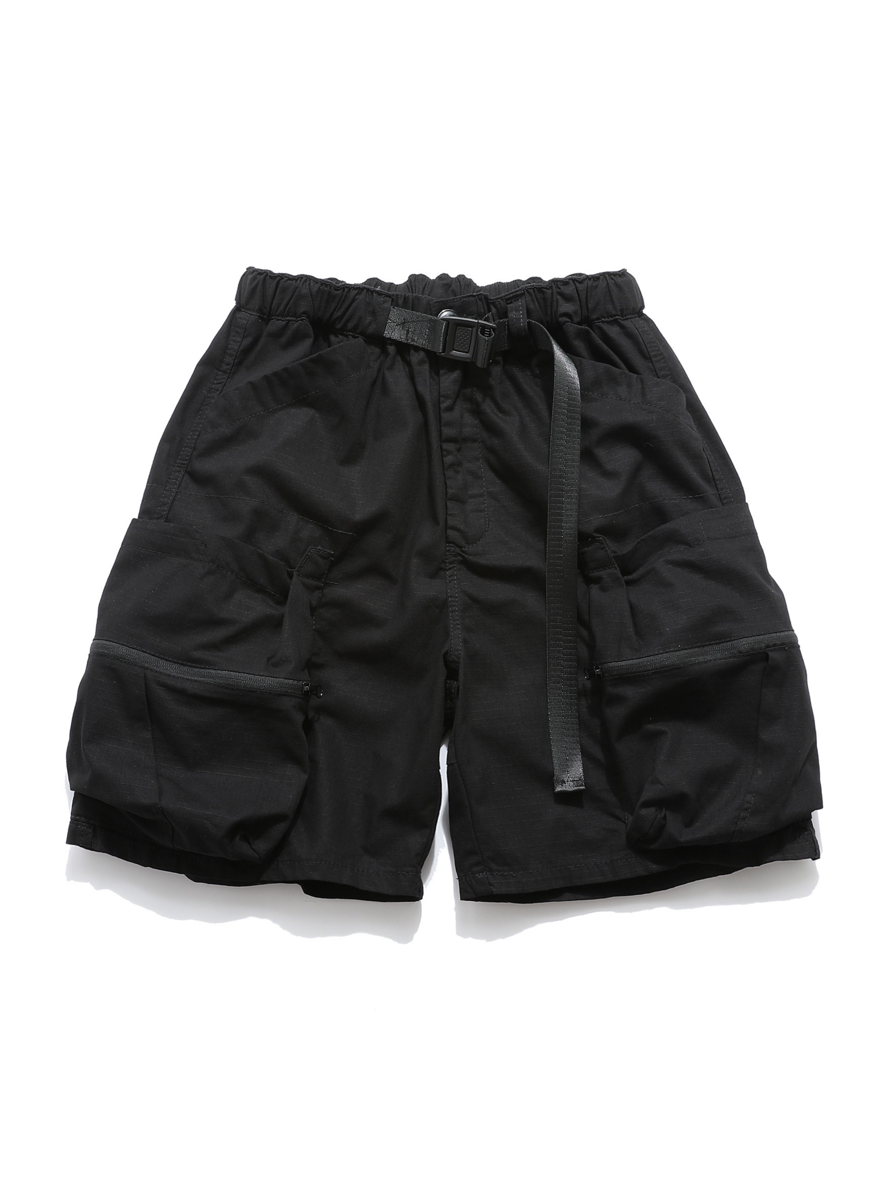 8380 BLACK UTILITY CARGO SHORTS