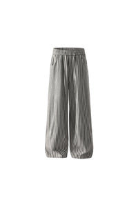 YD STRIPED WIDE LEG PANTS