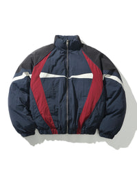 OMICRON NAVYRED PUFFER JACKET