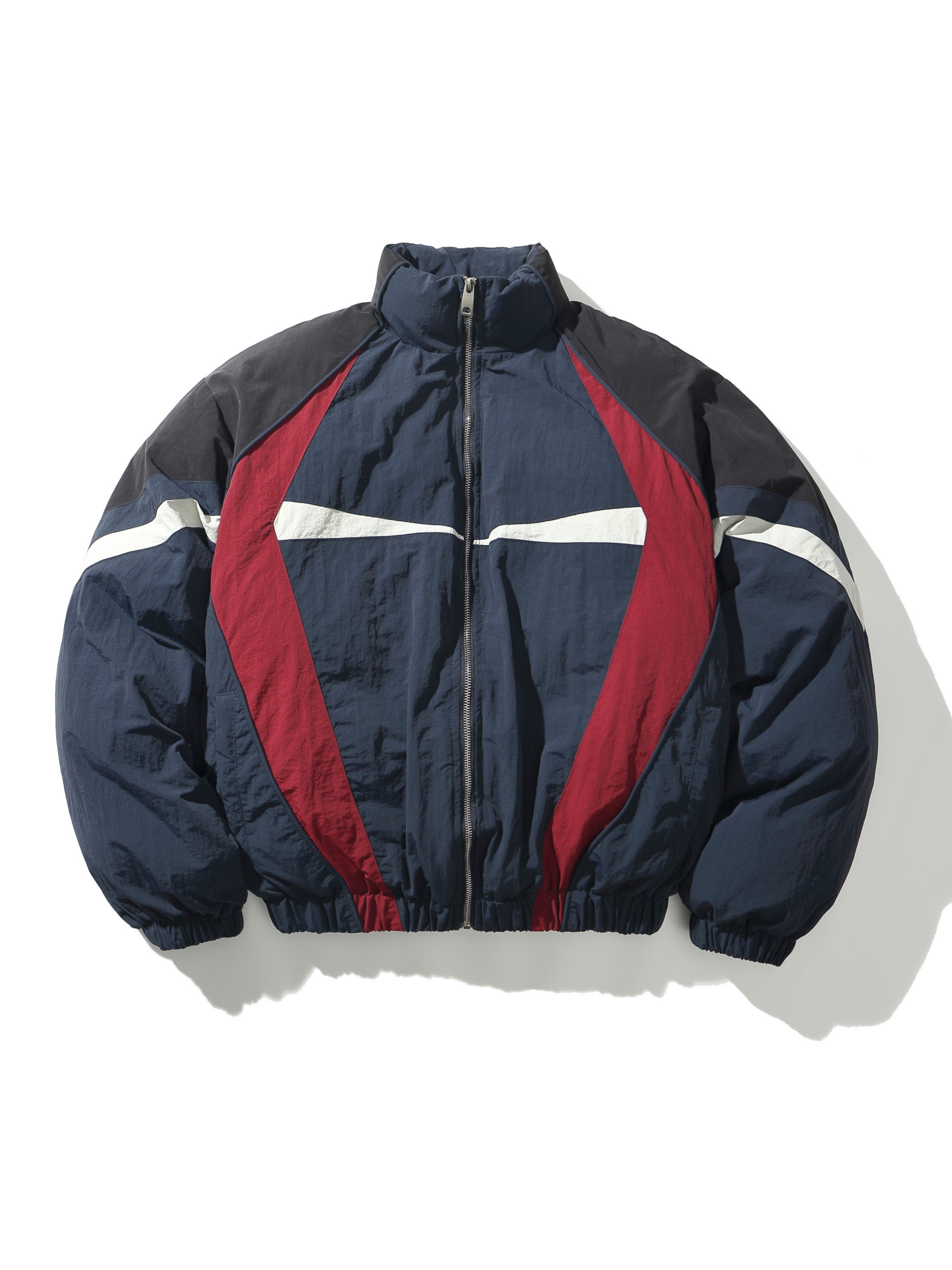 OMICRON NAVYRED PUFFER JACKET
