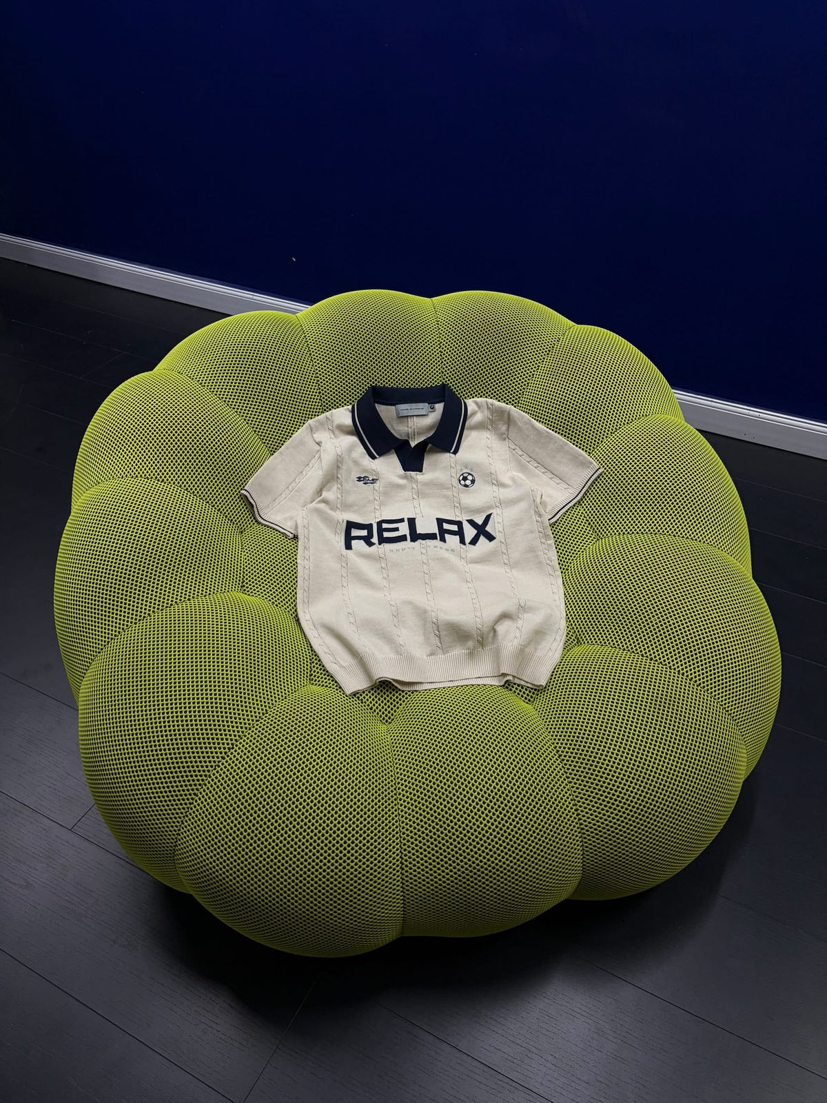 CABLE KNIT POLO