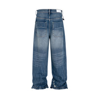 BLUE TACTICAL CARGO JEANS
