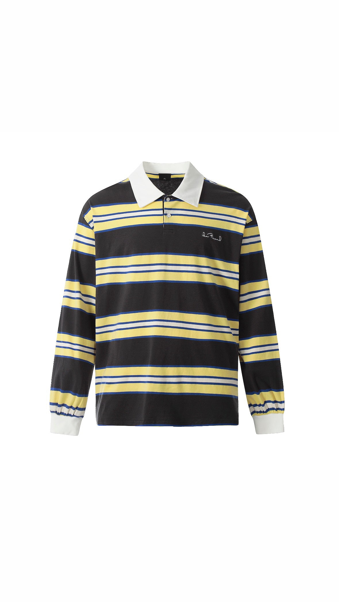 WIIKN POLO YELLOW AND BLACK LONGSLEEVES