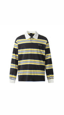 WIIKN POLO YELLOW AND BLACK LONGSLEEVES