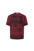 TRYTHM BOLD RED TEE