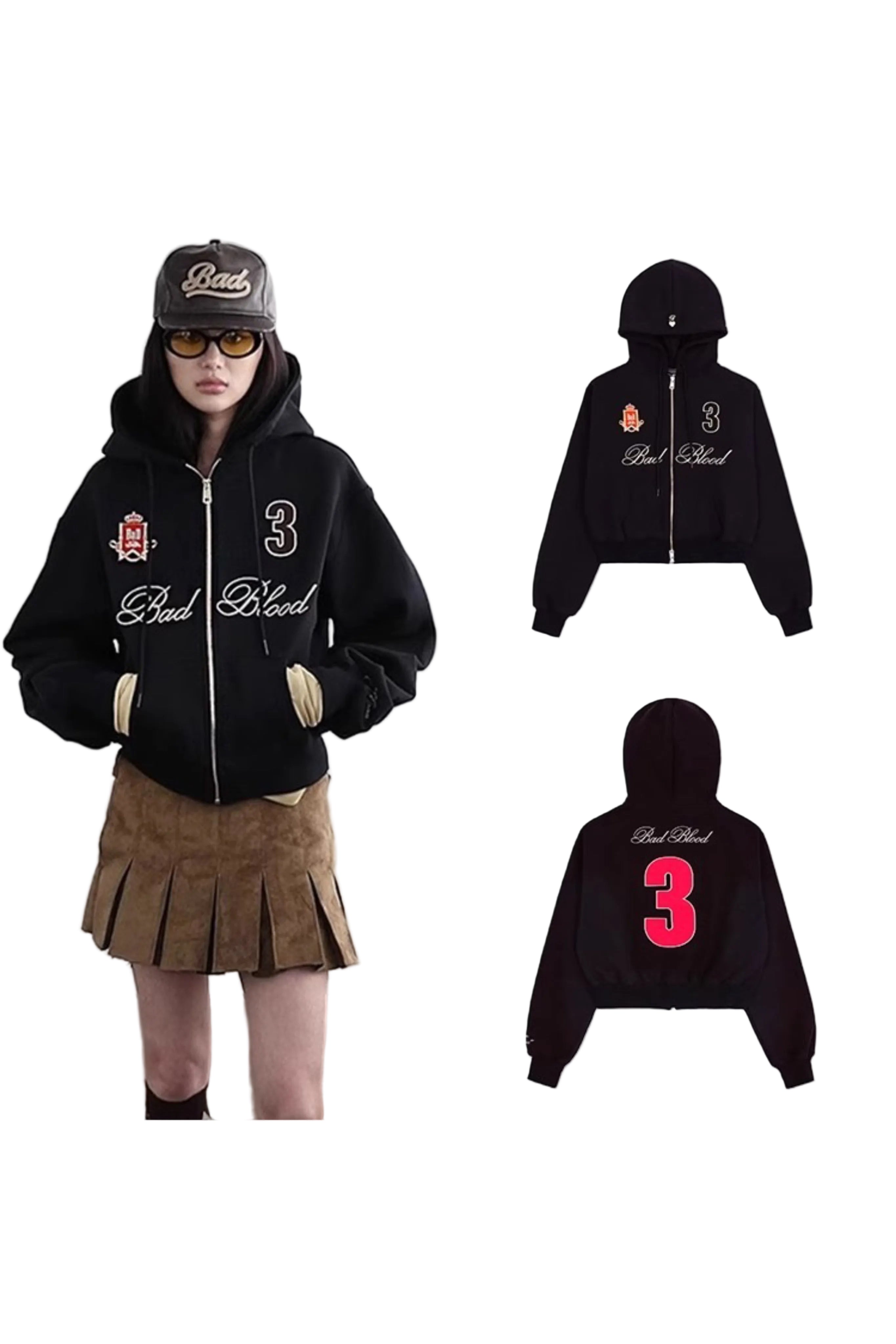 BAC 3 BLACK BAD BLOOD HOODIE