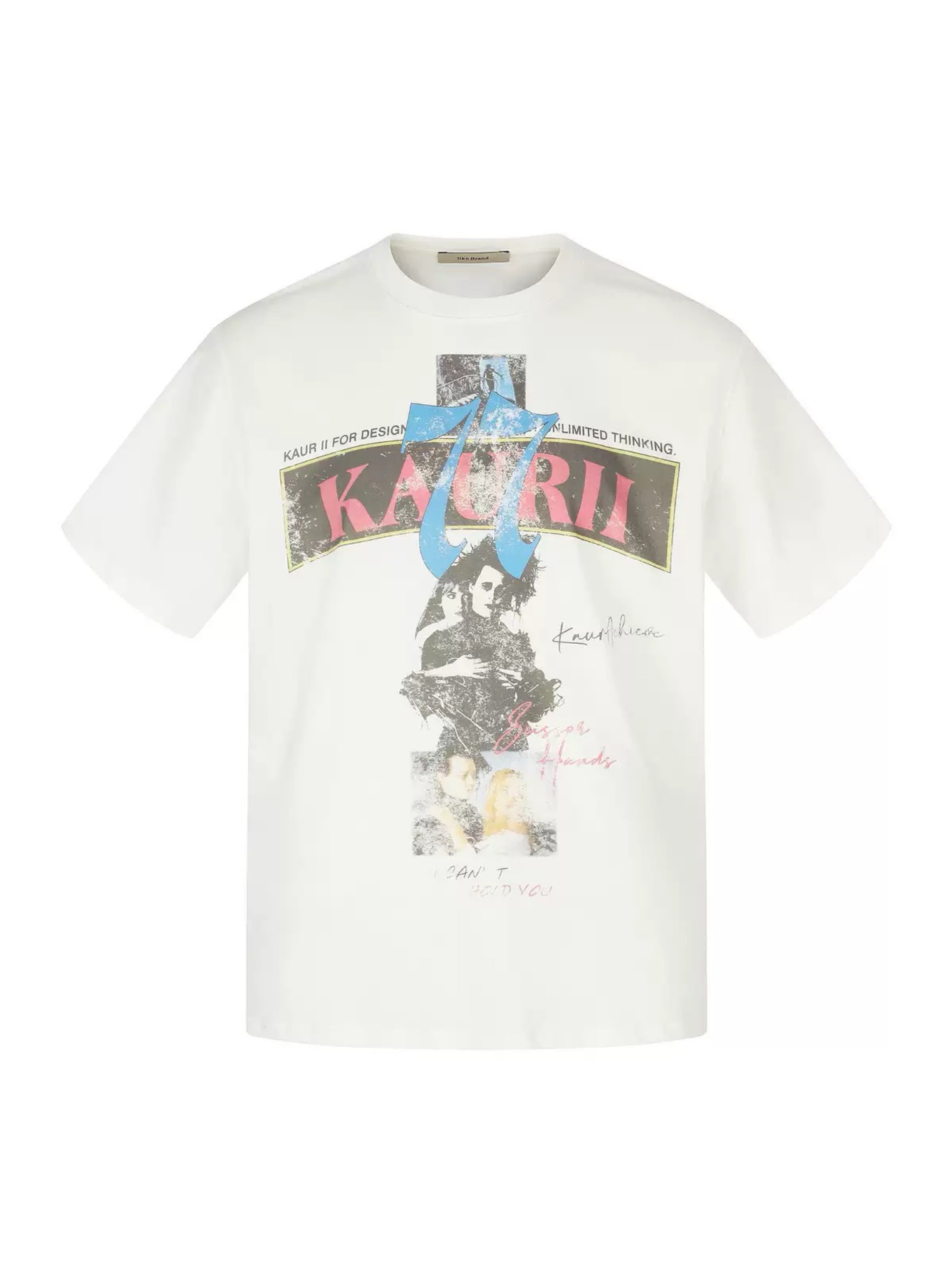 KAUR 77 WHITE GRAPHIC TEE