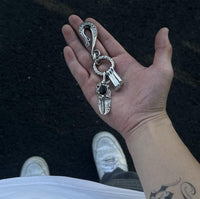 FEATHERED LUCK KEYCHAIN