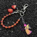 ANGELS LOVE CHARM KEYCHAIN