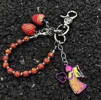 ANGELS LOVE CHARM KEYCHAIN