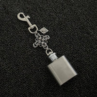 VINTAGE FLASK KEYCHAIN