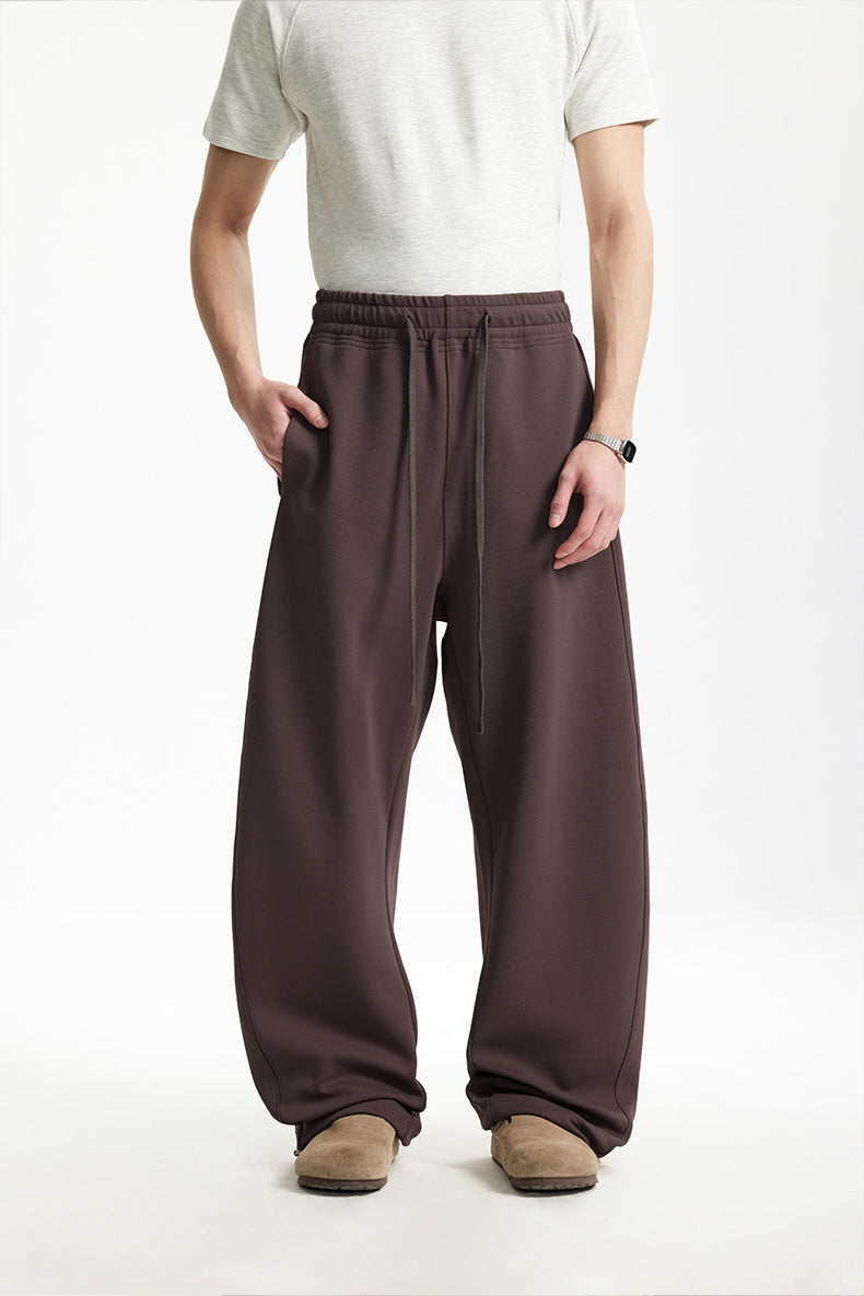 MOCHA DRIFT WIDE LEG SWEATPANTS