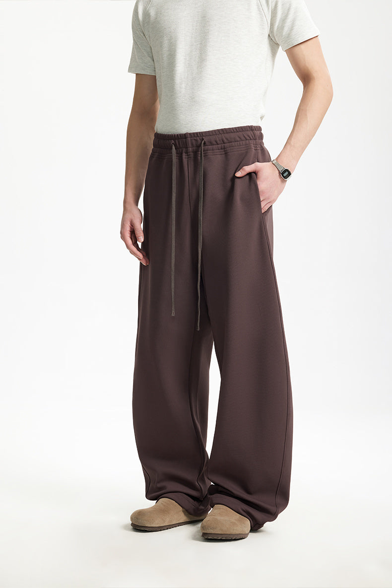 MOCHA DRIFT WIDE LEG SWEATPANTS