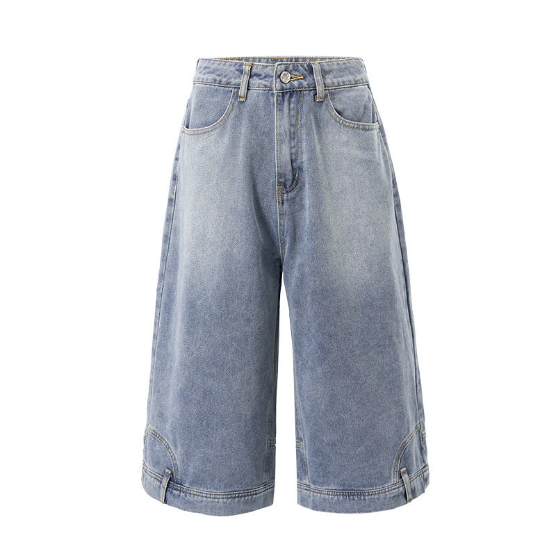 12668S25 POCKET DOWN BLUE SHORTS
