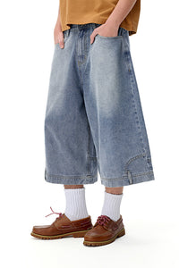 12668S25 POCKET DOWN BLUE SHORTS