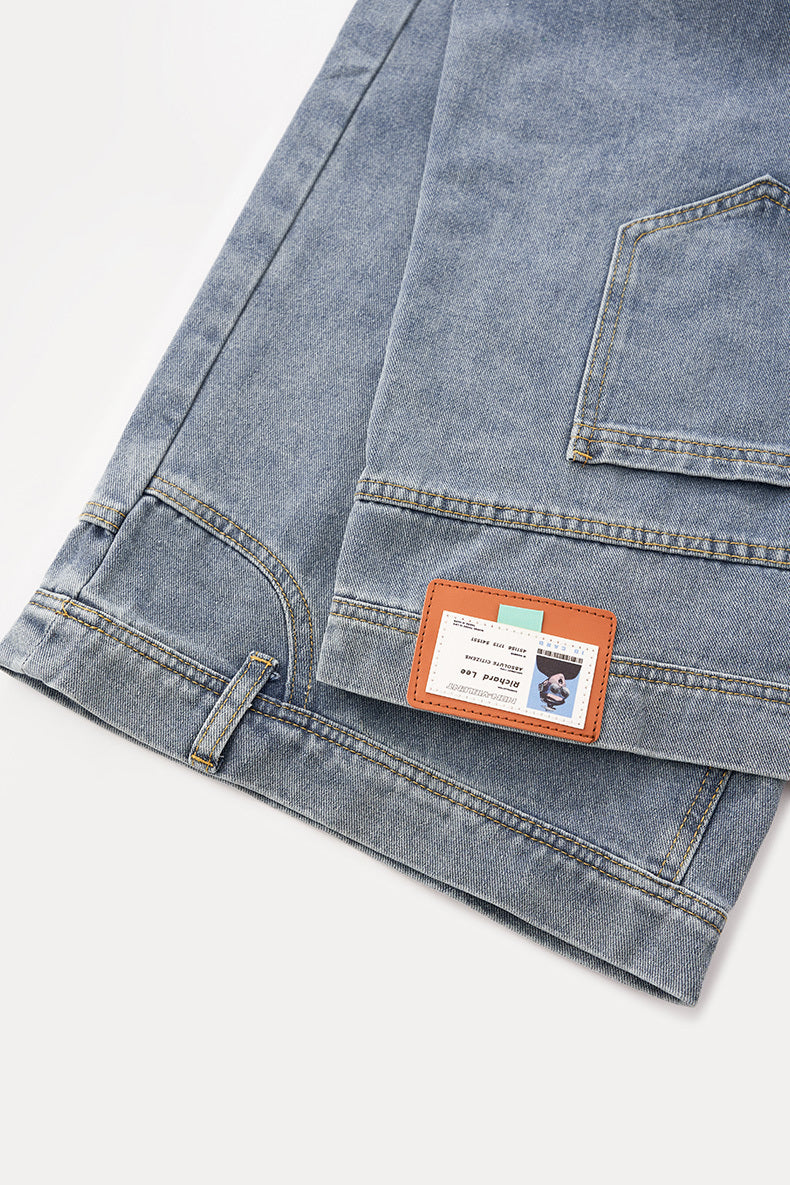 12668S25 POCKET DOWN BLUE SHORTS