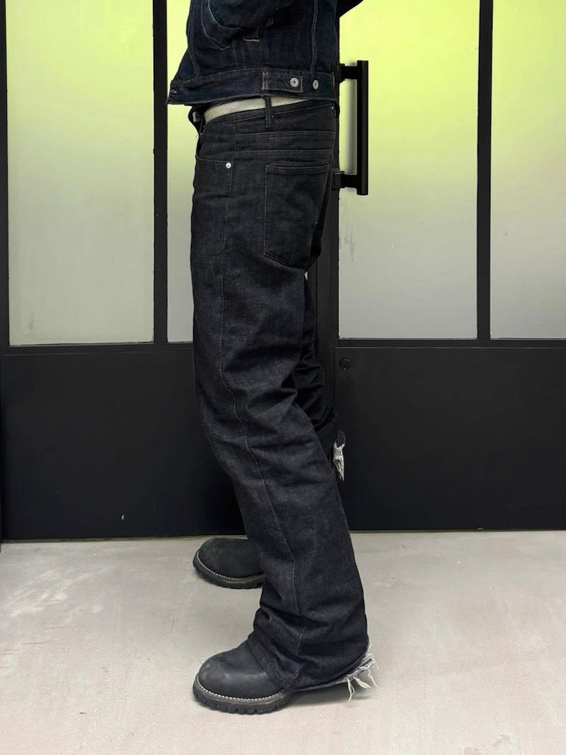Iron Indigo Wide-Leg Jeans