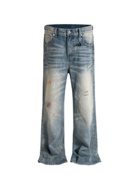 CJ PATCH EMBROIDERED BLUE JEANS