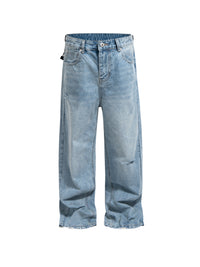 TJ DISTRESSED EDGE BLUE JEANS