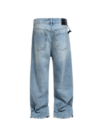 TJ DISTRESSED EDGE BLUE JEANS