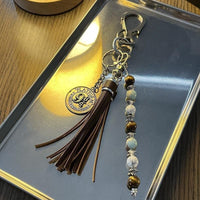 LEATHER LINE KEYCHAIN