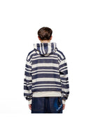 BEIGE AND BLACK HOODIE