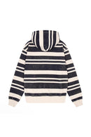 BEIGE AND BLACK HOODIE
