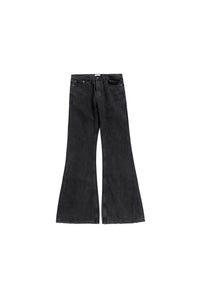 FJ042 BLACK FLARE JEANS