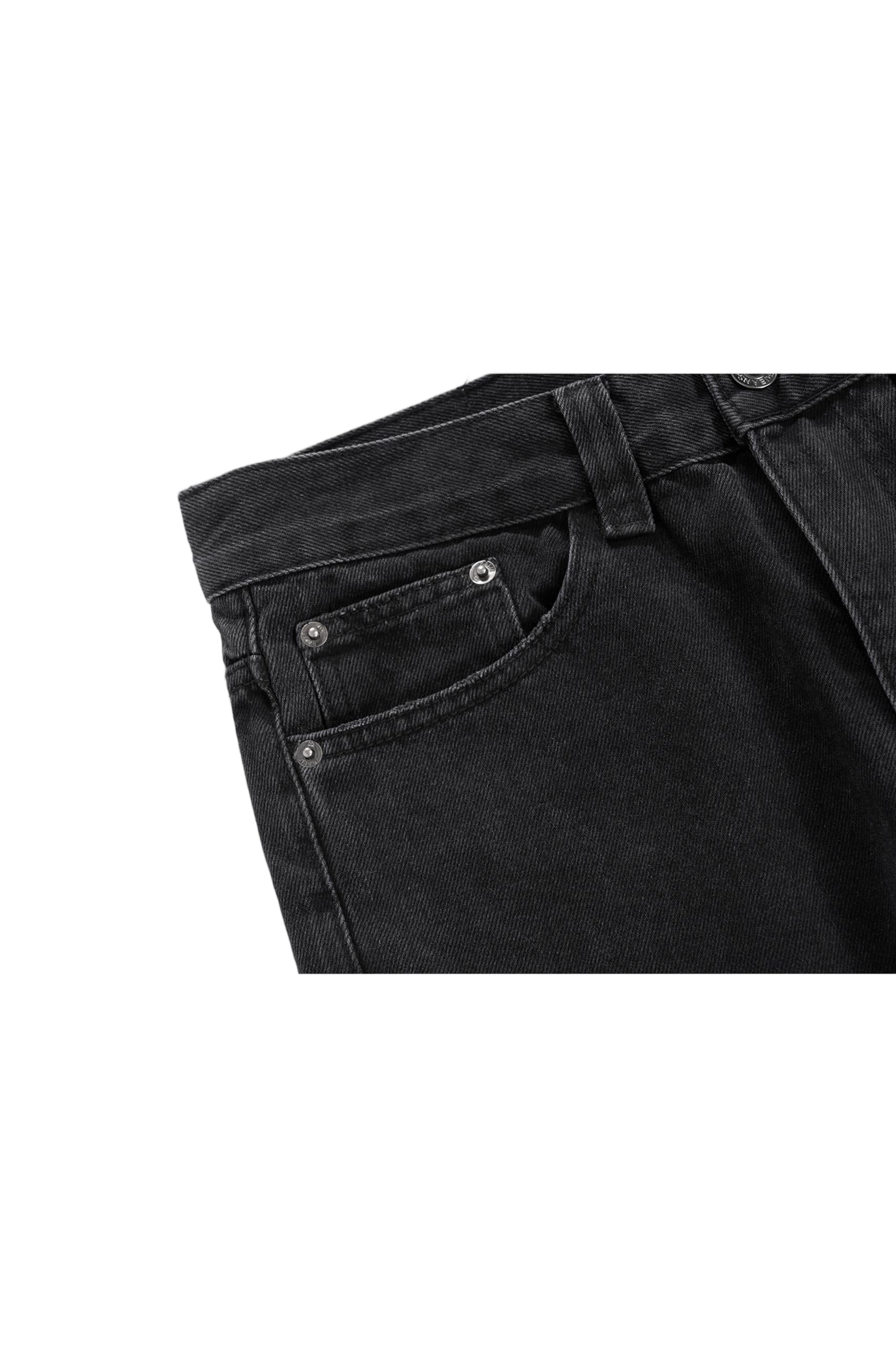 FJ042 BLACK FLARE JEANS