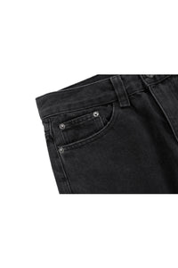 FJ042 BLACK FLARE JEANS