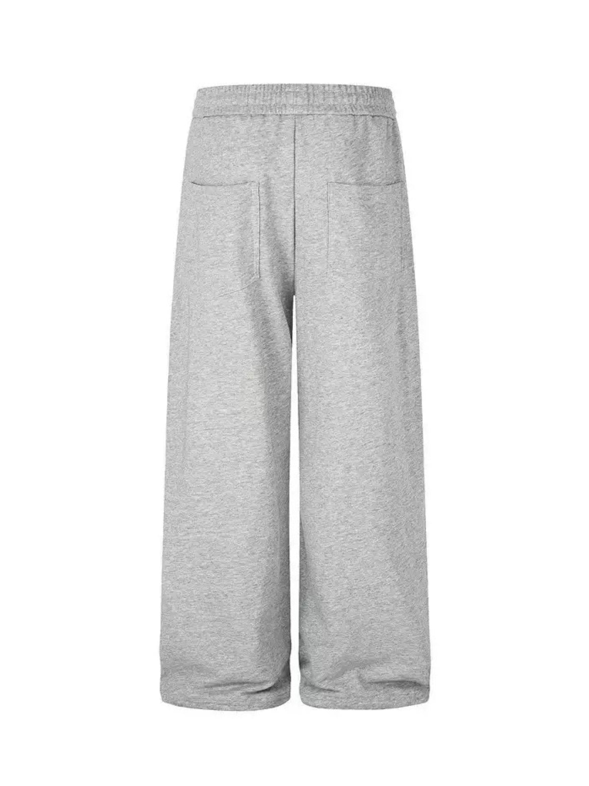 GREY EMBROIDERED JOGGERS