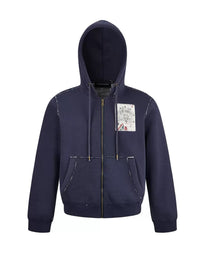 UNION JACK BLUE HOODIE