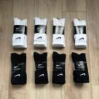 NIKE EVERYDAY CREW SOCKS WHITE