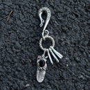 FEATHERED LUCK KEYCHAIN