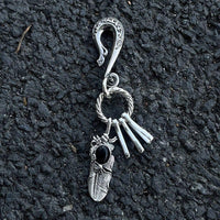 FEATHERED LUCK KEYCHAIN