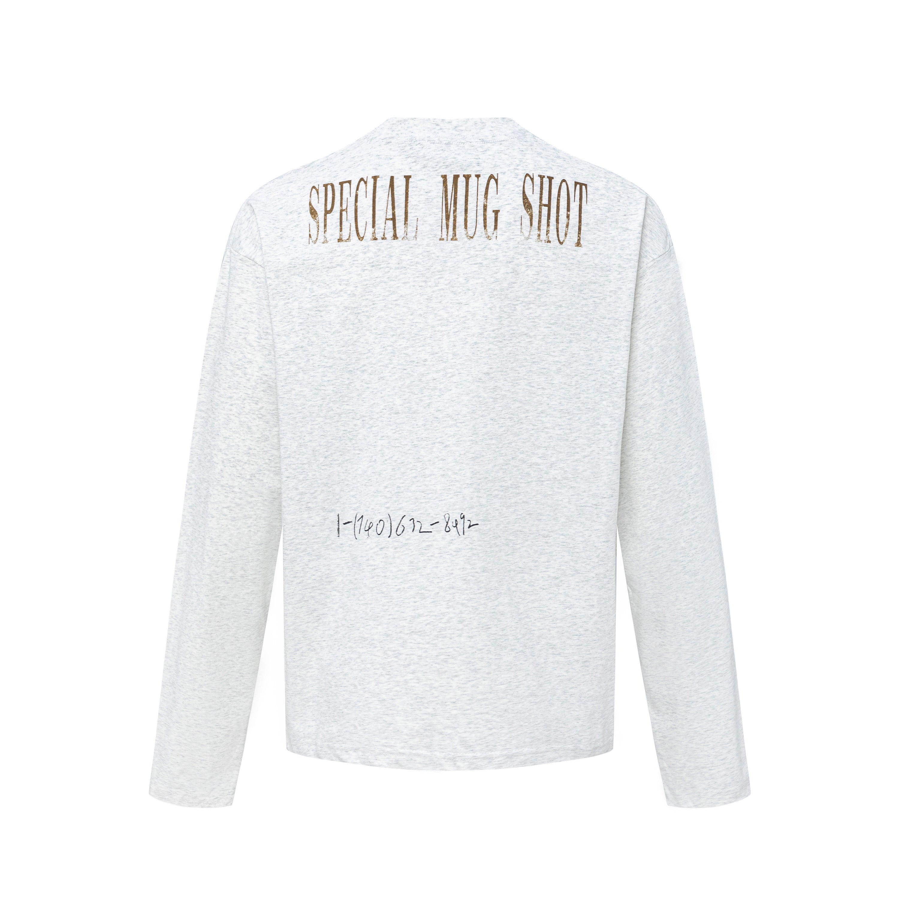 MUGSHOT ASH LONGSLEEVE TEE
