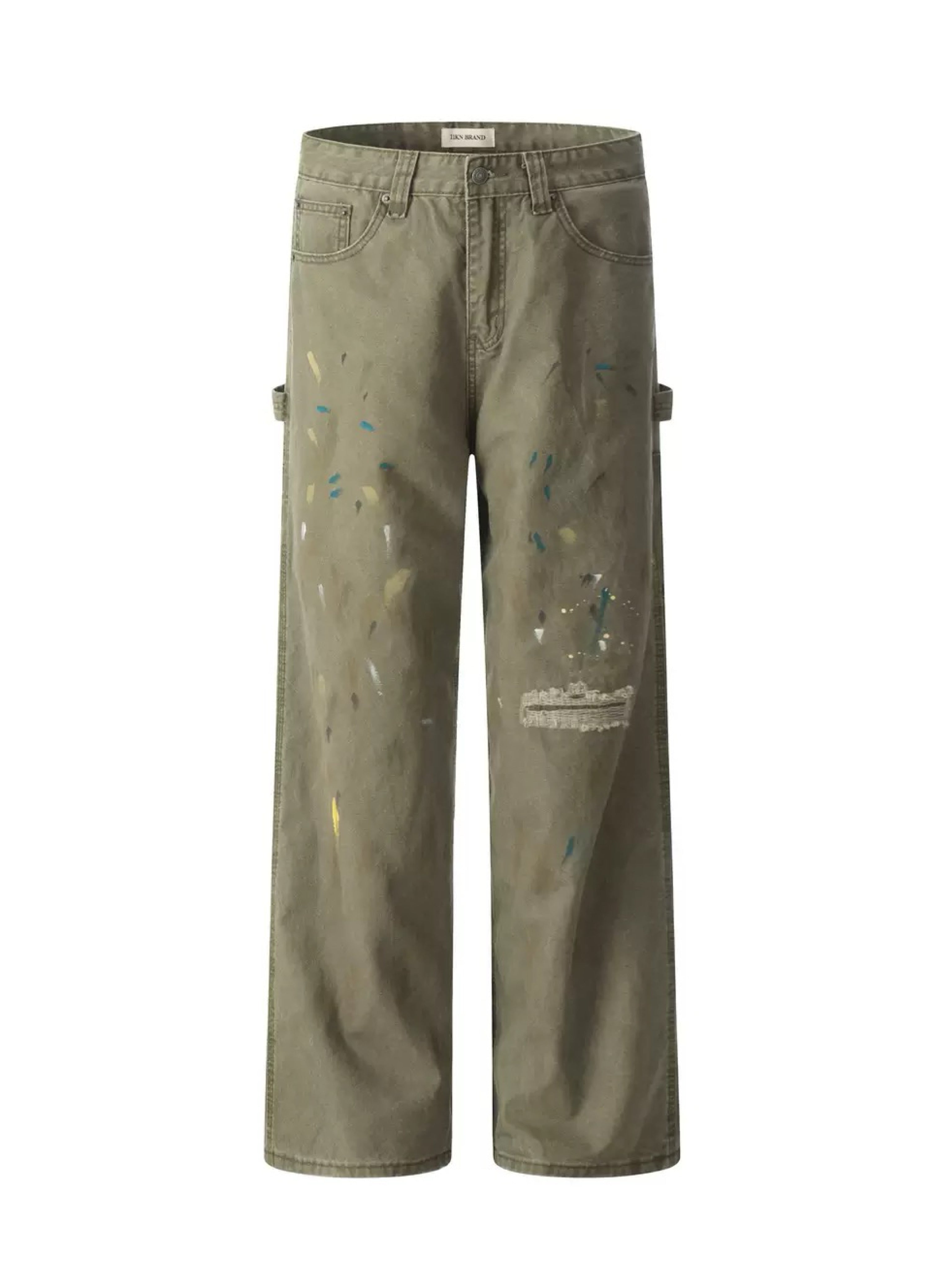 11KN RETRO INK FRAYED JEANS