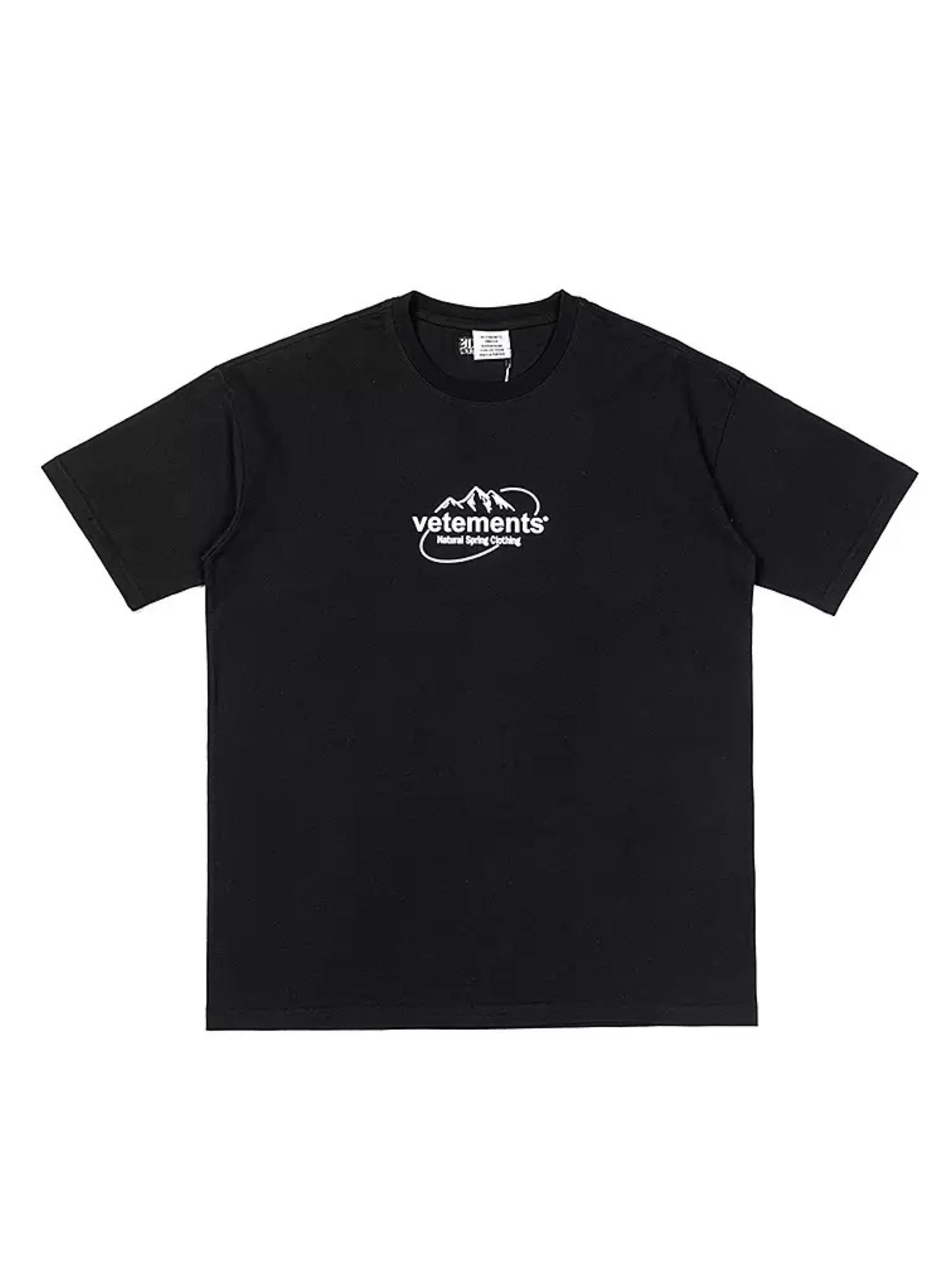 SPRINGLINE VETEMENTS BLACK TEE