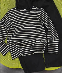 STVG BLACKLINE STRIPED LS TEE