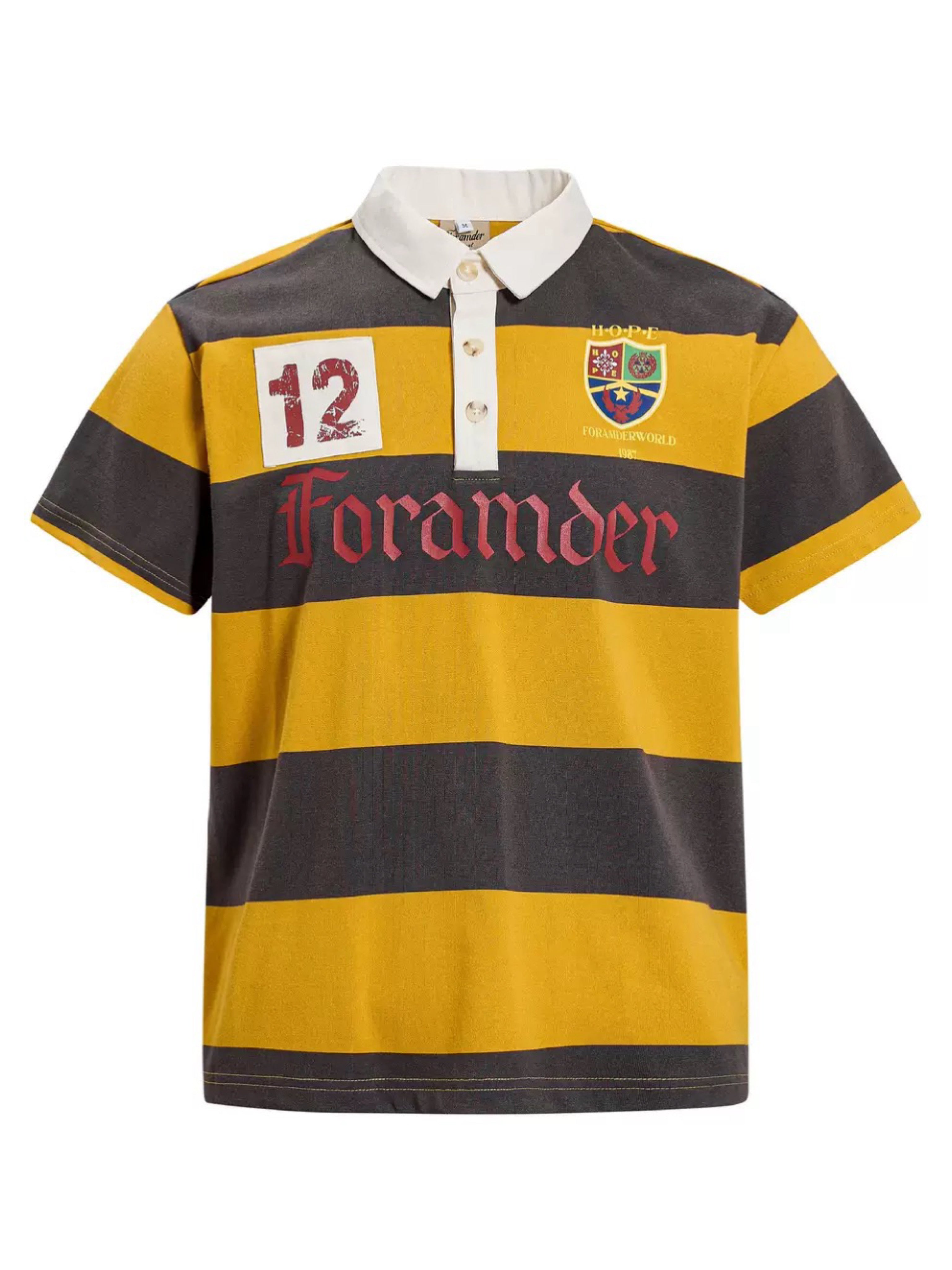 OREETA 12 FORAMDER STRIPED POLO