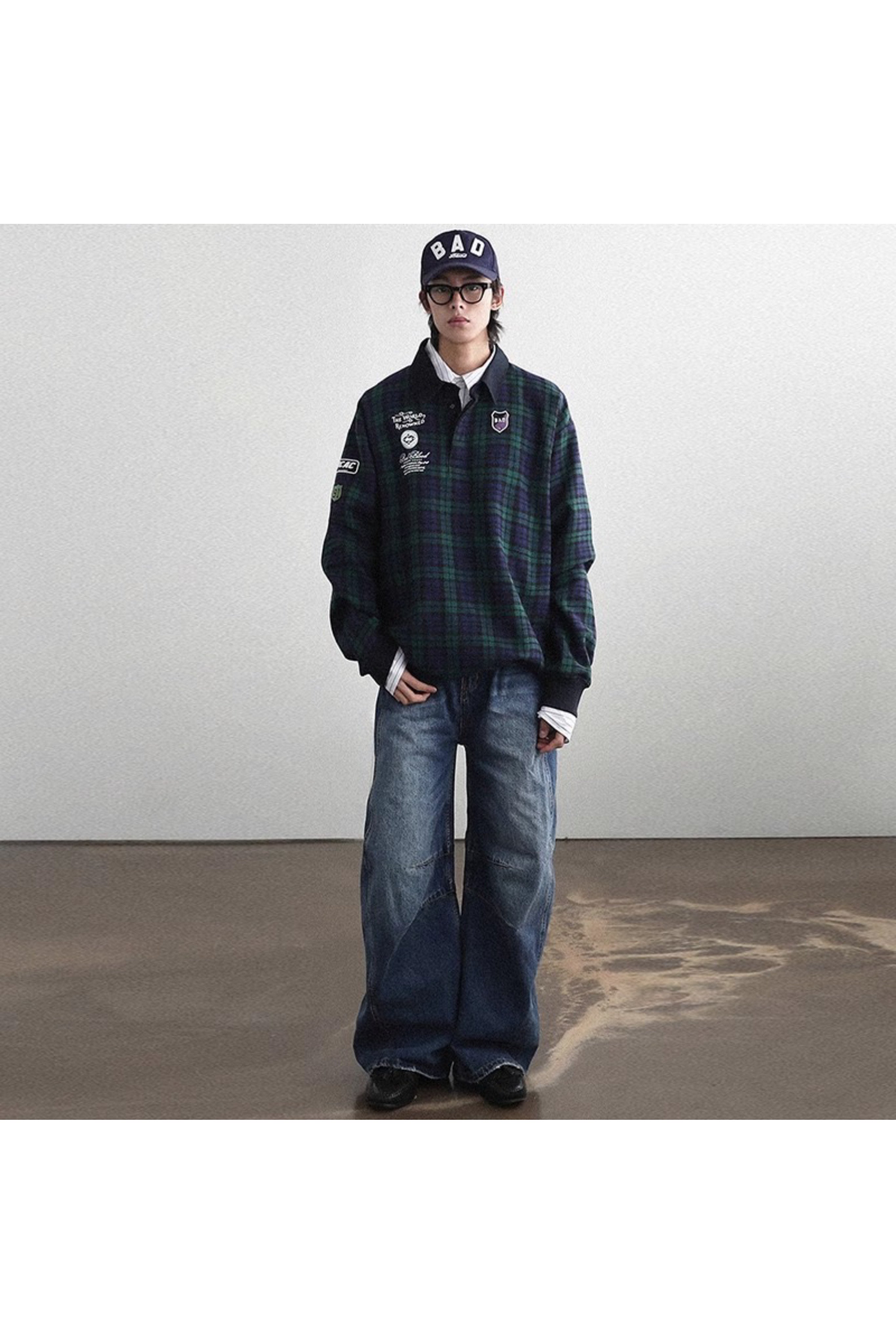 BB TWR GREEN & BLUE POLO SHIRT