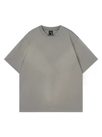 NTH PLAIN GREY WASHED TEE