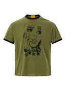 WOODLISE GREEN GRAPHIC TEE