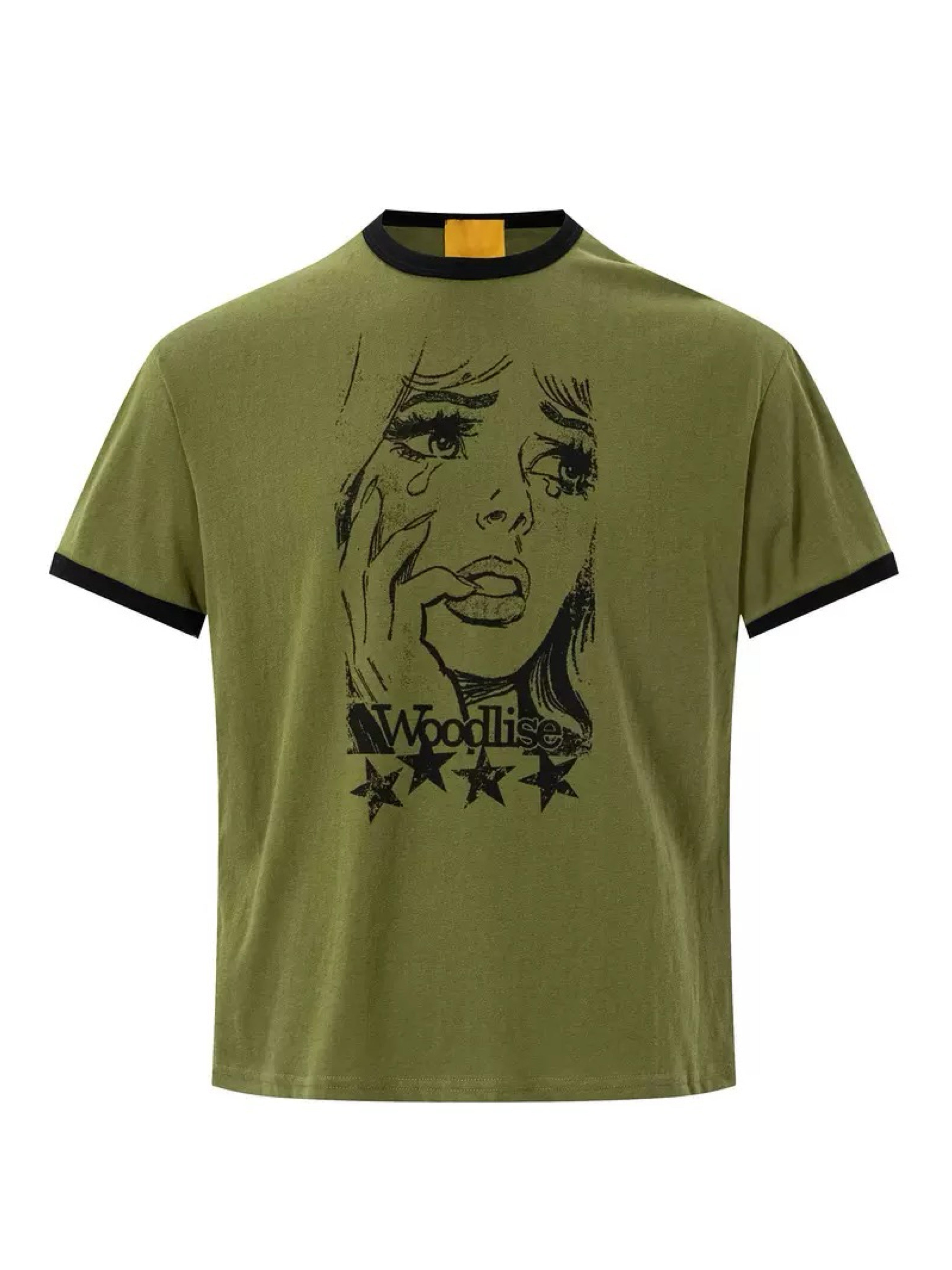 WOODLISE GREEN GRAPHIC TEE