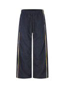 NYLON NAVY TRACKPANTS