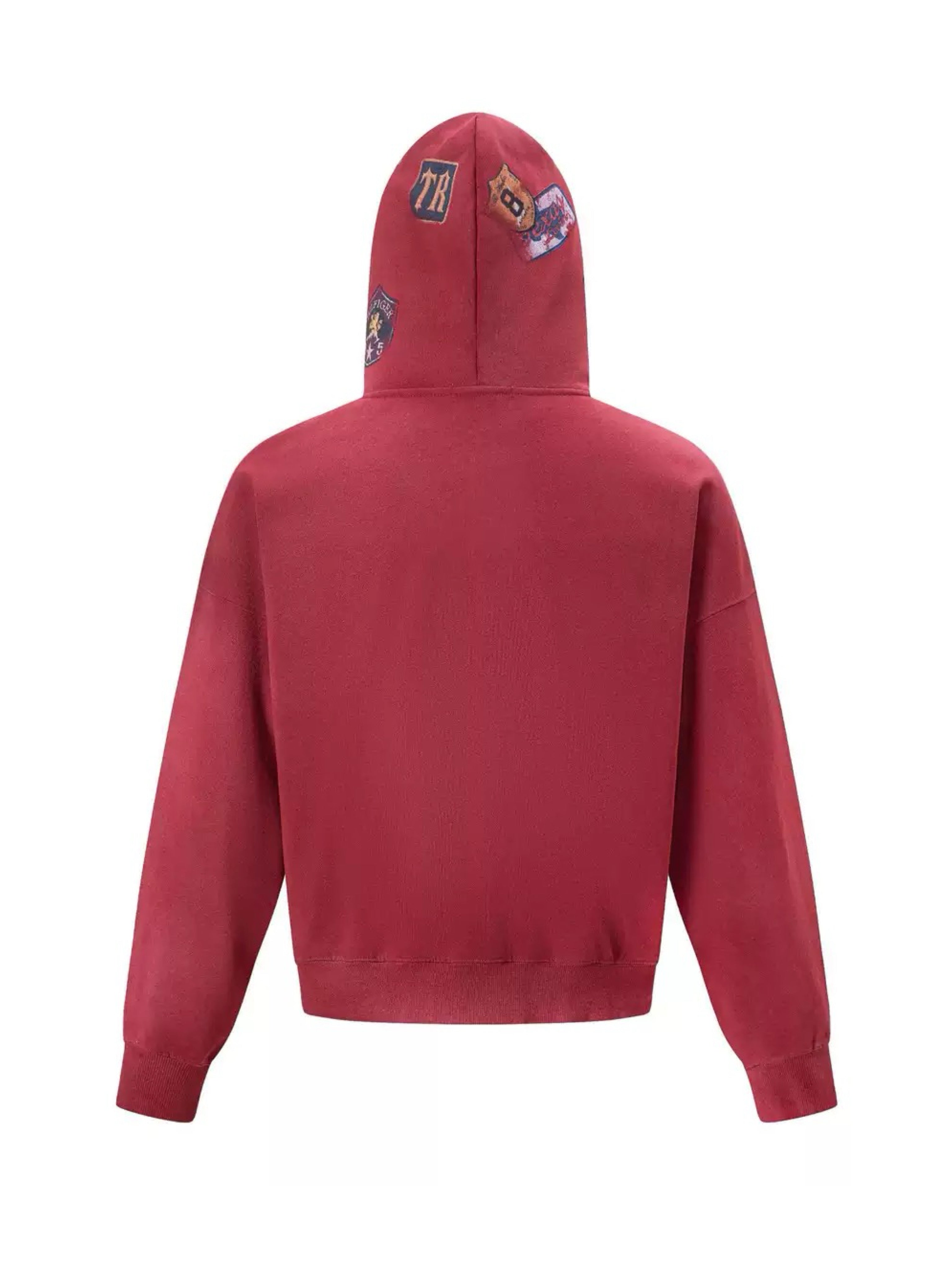 TTC BADGE PRINT ZIP HOODIE