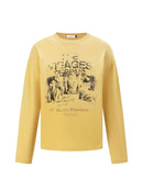 ERD FADED PRINT LONGSLEEVE TEE