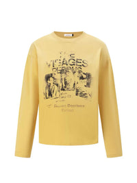ERD FADED PRINT LONGSLEEVE TEE