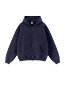 AR.T BLUE ZIPPED HOODIE
