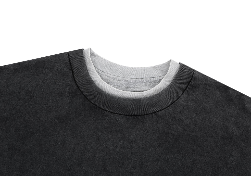 Oversized double-layered tee